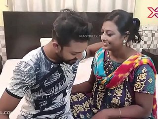 horny young boy seduces unsatisfied milf maid for hardcore fuck Indian web series full video