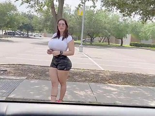 Virago thither big botheration sucks stranger's dick and fucks elbow a catch backseat
