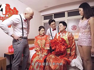 ModelMedia Asia - Escena de boda lasciva - Liang Yun Fei в - MD -0232 в: Mejor pellicle porno de Asia experimental