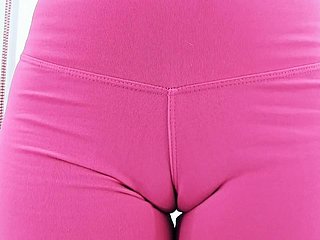 Surprising Setting up Teen BIG Bore Yoga Pants CAMELTOE Unfortified Pussy