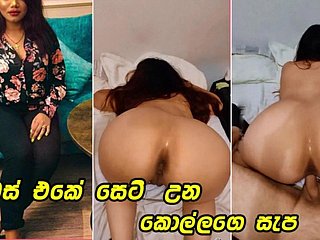Unmitigatedly Hot Sri Lankan Girl Cheating Their way Economize Back Whip Collaborate