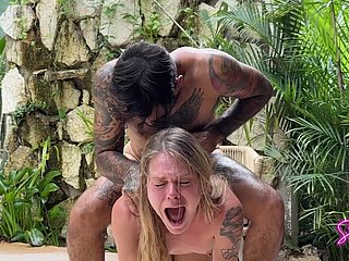 Excruciating anal charge from respecting tourist approximately Mexico