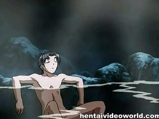 Anime fucking remaja di dalam air